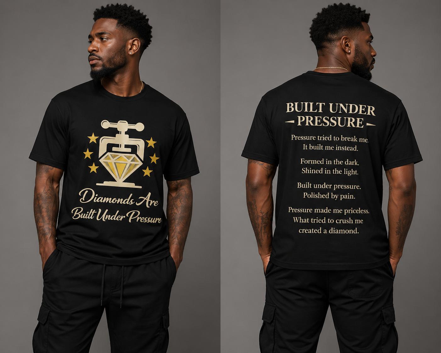 DBUP Men’s Diamonds Are Built Under Pressure T-Shirt