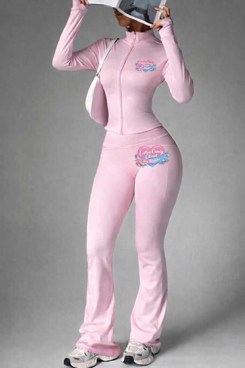 Cotton Candy Closet Women’s 2-Piece Zip-Up FlareSet Blue cotton-candy-closet-womens-2-piece-zip-up-flareset-1736207