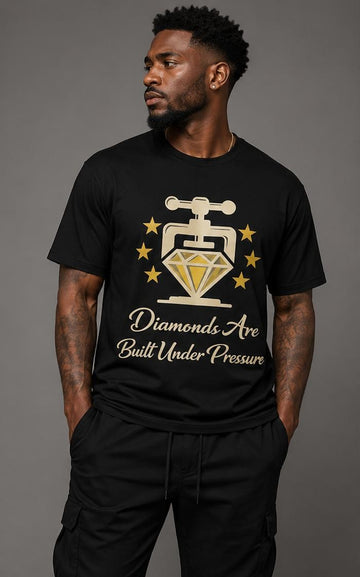 DBUP Men’s Diamonds Are Built Under Pressure T-Shirt