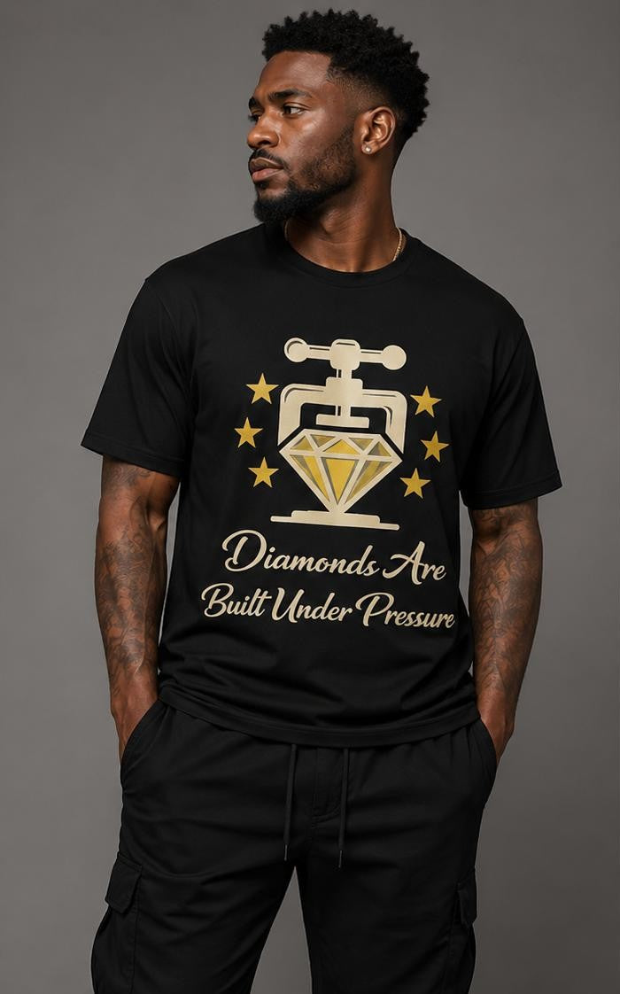 DBUP Men’s Diamonds Are Built Under Pressure T-Shirt